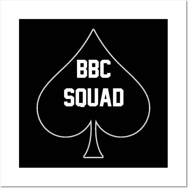 BBC Squad - Queen of Spades Wall Art by CoolApparelShop